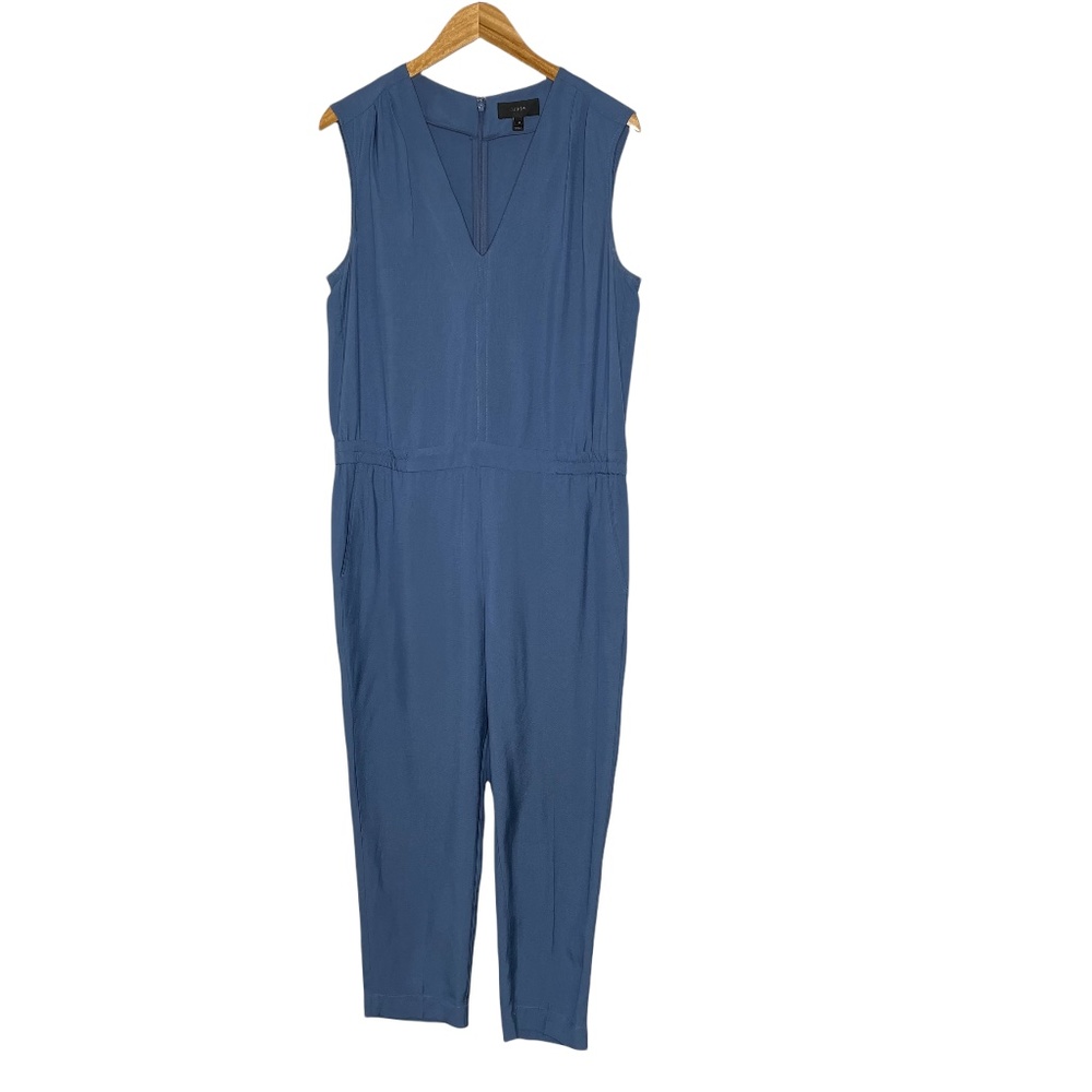 J. Crew blue jumpsuit
